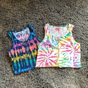 Sugar & Jade Tie-dye Crop Tops (10/12)